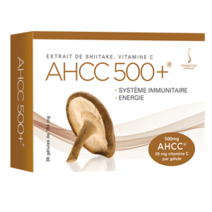 AHCC™ 500+ Shiitake ekstrakt C-vitamiiniga